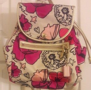 Coach poppy backpack
